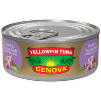 Genova Garlic & Tuscan Herb Yellow Fin Tuna in Olive Oil, 5 Ounce