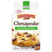 Pepperidge Farm Chesapeake Crispy Dark Chocolate Pecan Cookies, 7.2 Ounce