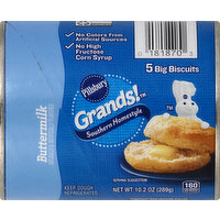 Pillsbury Grands! Homestyle Biscuits, Buttermilk, 5 Count, 10.2 Ounce