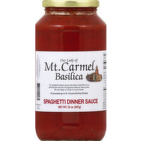 Our Lady of Mt. Carmel Basilica Dinner Sauce, Spaghetti, 32 Ounce