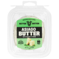 Better Butter Asiago Cheese Butter, 3 Ounce