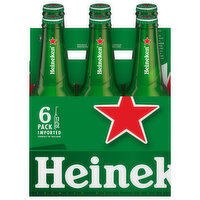 Heineken Beer Bottles, 6 Each