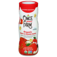 Once Upon a Farm Fruit & Veggie Puffs Apple, Sweet Potato & Coconut, 1.5 Ounce