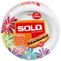 Solo Paper Plates, 90 Each