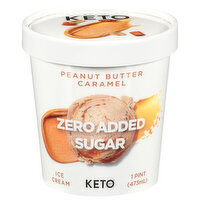 Keto Peanut Butter Cup Ice Cream Pint, 16 Ounce