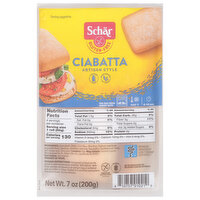 Dr. Schar Gluten Free Ciabatta Rolls, 7.1 Ounce