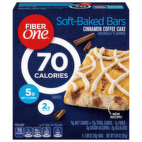 Fiber One Bars, Soft-Baked, Cinnamon Coffee Cake, 6 Each