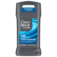 Dove Men Car Antiperspirant Clean Comfort, 2.7 Ounce