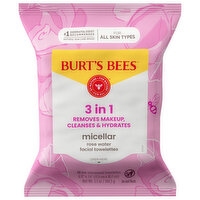 Burts Bees Towelettes Micellar 3in1, 30 Each