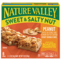 Nature Valley Granola Bars, Chewy, Peanut, Sweet & Salty Nut, 6 Pack, 6 Each