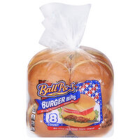 Ball Park Pre-Sliced Bakery Fresh Classic White Hamburger Buns, 8 Each