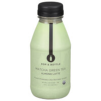 Pop & Bottle Matcha Green Tea Almond Latte, 11 Ounce