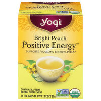 Yogi Tea Peach Bergamot Bright Day, 16 Each