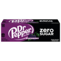 Dr. Pepper Blackberry Zero Sugar, 12 Each