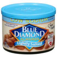 Blue Diamond Almonds Lightly Salted Low Sodium Almonds, 6 Ounce