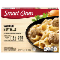 Smart Ones Pasta with Swedish Meatballs & Creamy Sauce Frozen Meal, 9.12 Ounce