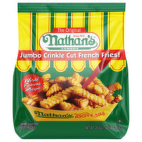 Nathan's Famous French Fries, Crinkle Cut, Jumbo, 28 Ounce