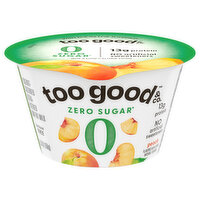 Too Good Greek Yogurt Zero Sugar Peach, 5.3 Ounce
