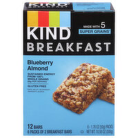 KIND Blueberry Almond Breakfast Bars, 6 Each