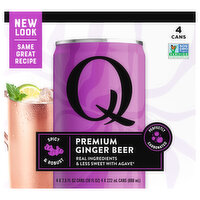 Q Tonic Water, Spectacular Ginger Beer, 4 Each