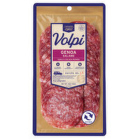Volpi Sliced Genoa Salame, 4 Ounce
