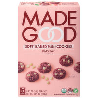 Madegood Soft Baked Mini Red Velvet Cookies, 5 Each