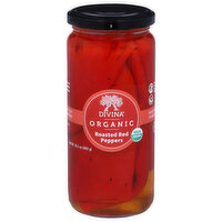 Divina Peppers, Red, Roasted, Organic, 16.2 Ounce