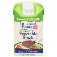 Kitchen Basics Unsalted Vegetable Stock, 8.25 Ounce