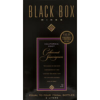 Black Box Cabernet Sauvignon Box Wine, 3 Litre