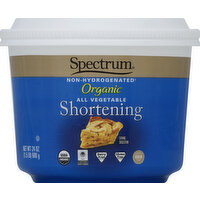 Spectrum Culinary Organic All-Vegetable Shortening, 24 Ounce