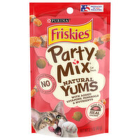 Friskies Party Mix Cat Treats Naturla Yums Salmon, 2.1 Ounce