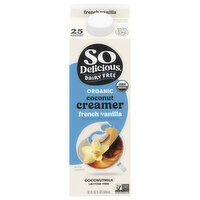 So Delicious Dairy Free French Vanilla Coconutmilk Organic Creamer, 32 Ounce