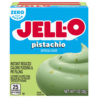 Jell-O Pistachio Sugar Free & Fat Free Instant Pudding & Pie Filling Mix, 1 Ounce