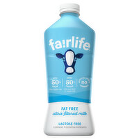 fairlife Fat Free Ultrafiltered Milk, Lactose Free, 52 Ounce