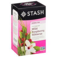 Stash Herbal Tea Wild Raspberry Hibiscus, 20 Each
