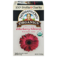 Newman's Own Herbal Tea Elderberry Hibiscus, 20 Each