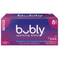 Bubly Blueberry Pomegranate Sparkling Water, 8 Each