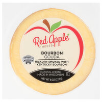 Red Apple Smoked Gouda with Bourbon, 8 Ounce