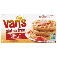 Van's Simply Delicious Gluten-Free Waffles, Totally Original, 9 Ounce