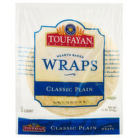 Toufayan Wraps, Plain, 10 Ounce
