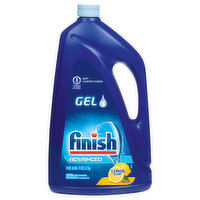 Finish Automatic Dishwasher Detergent, Advanced, Lemon Scent, Gel, 75 Ounce