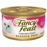 Purely Fancy Feast Pate Wet Cat Food, Classic Pate Chicken Feast, 3 Ounce