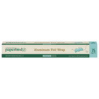 Paperbird Aluminum Foil Wrap 75 Square Foot, 75 Square foot