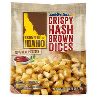 Lamb Weston Hash Brown, Dices, Crispy, 28 Ounce