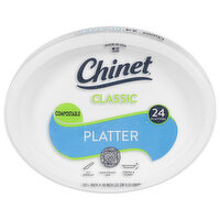 Chinet Platters, 24 Each