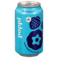 Poppi Wild Berry, 12 Ounce