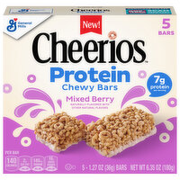 General Mills Cheerios Protein Chewy Bars Mixed Berry, 5 Each