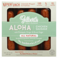 Gilbert's Sausage, Chicken, Aloha, with Pineapple, Ginger & Brown Sugar, 10 Ounce