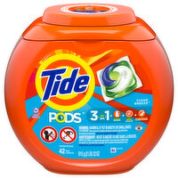 Tide PODS 3-in-1 Laundry Detergent Ocean Mist Scent, 42 Each
