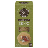 34 Degrees Crisps, Rosemary, 4.5 Ounce